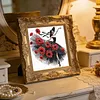 Diamond Painting-DIY Crystal Rhinestone Poppy Flower Dress Girl(Box Packaging)