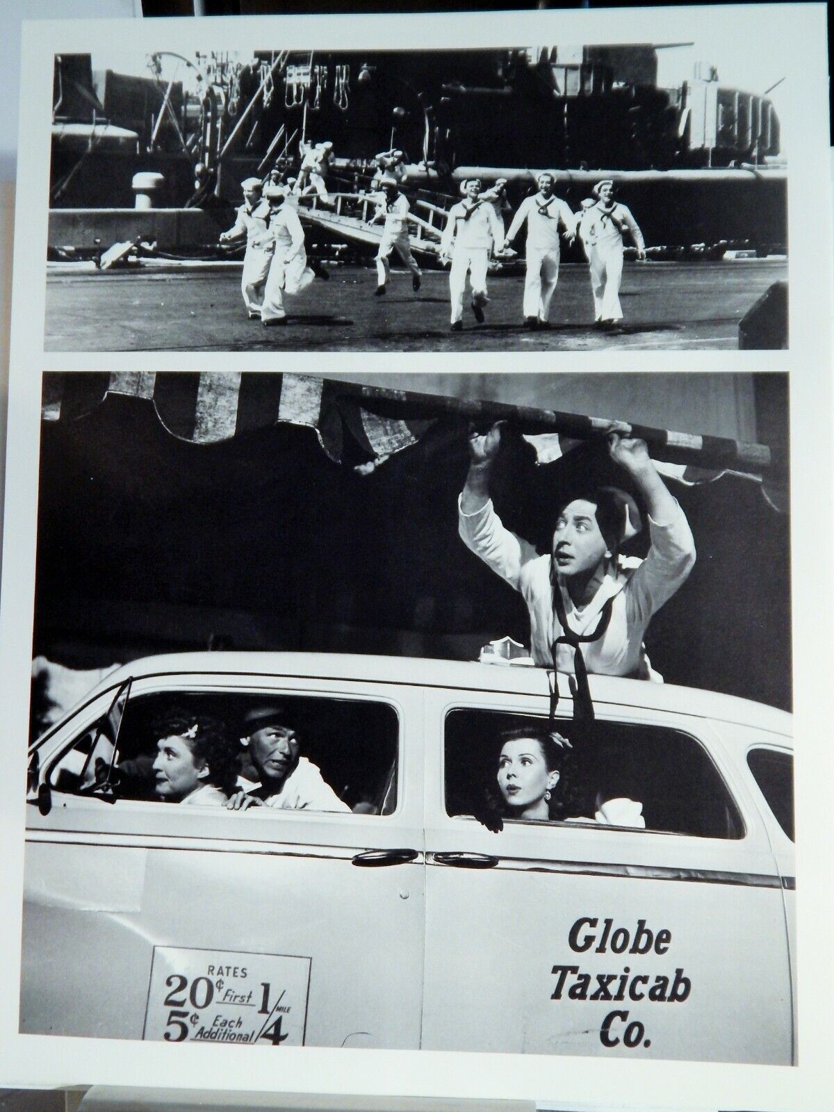 ON THE TOWN (1949, FRANK SINATRA, GENE KELLY) MOVIE Photo Poster painting (1985 reprint)