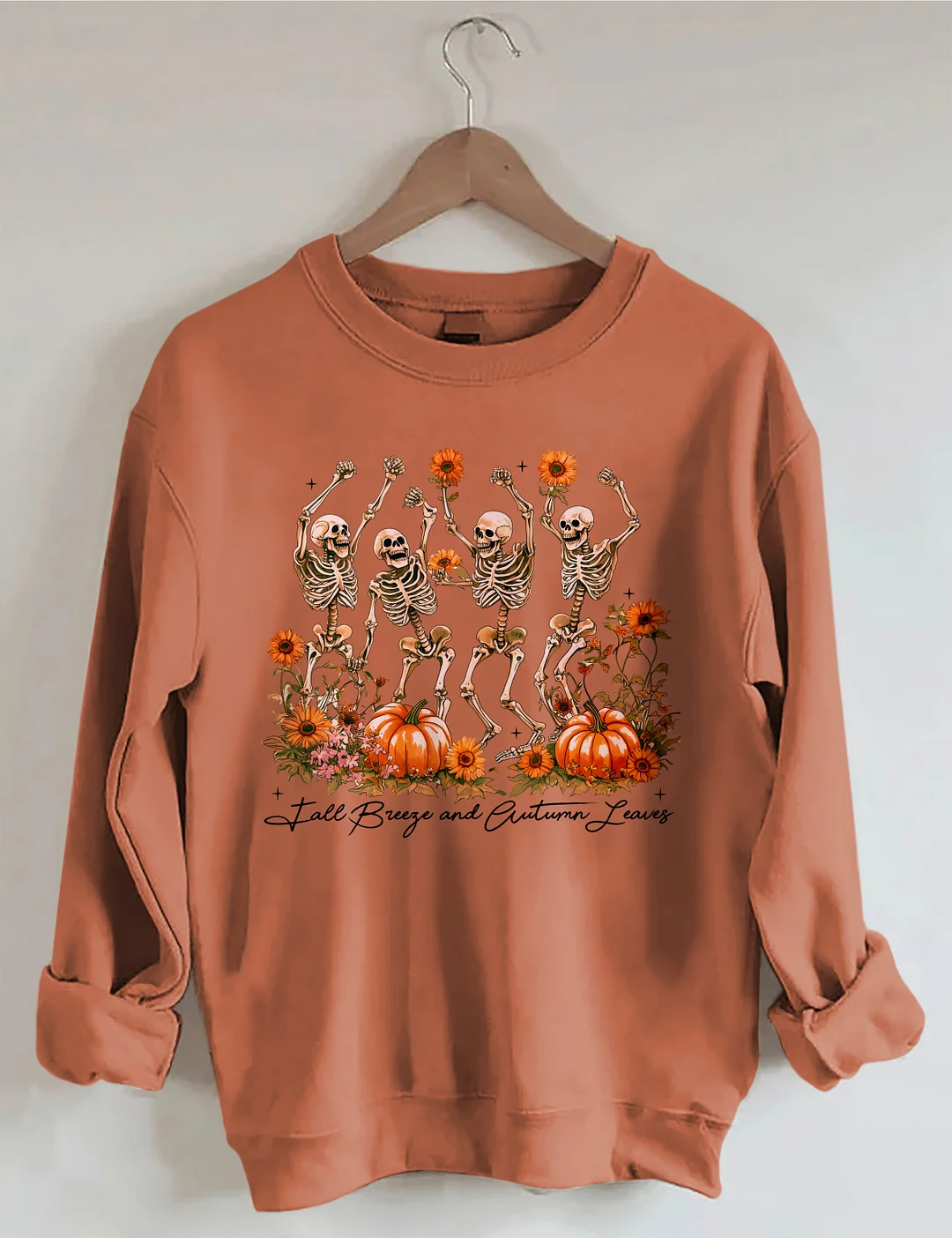 Fall Breeze and Autumn Leaves Sweatshirt