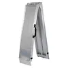 [US Local Warehouse] 2PCS 85 Inch Aluminum Motorcycle Ramp with Handle Truck Ramps with Safety Straps and Gloves Heavy Duty Folding Loading Ramps for Pickup Trucks