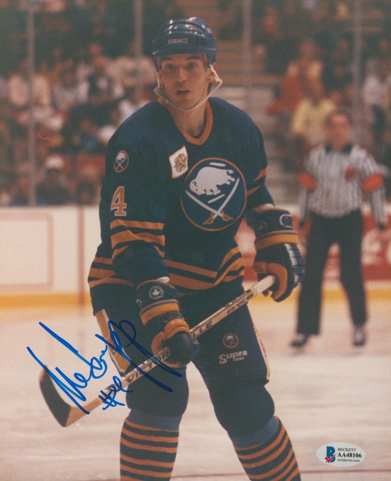 Sabres Uwe Krupp Authentic Signed 8x10 Photo Poster painting Autographed BAS #AA48106