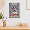 Fille papillon - Panneaux en &eacute;tain m&eacute;tallique(20*30cm)