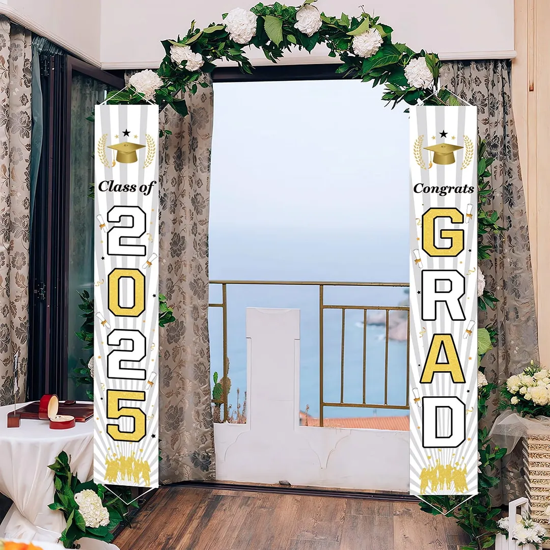 2025 Student School Graduation Party Banner Decorations
