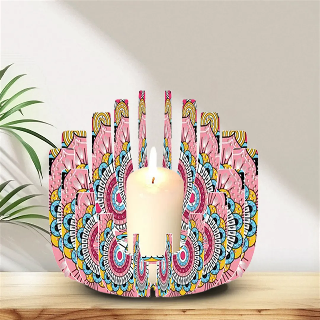 DIY Diamond Art Painting Kits of Candle Holder for Aromatherapy & Home Decor
