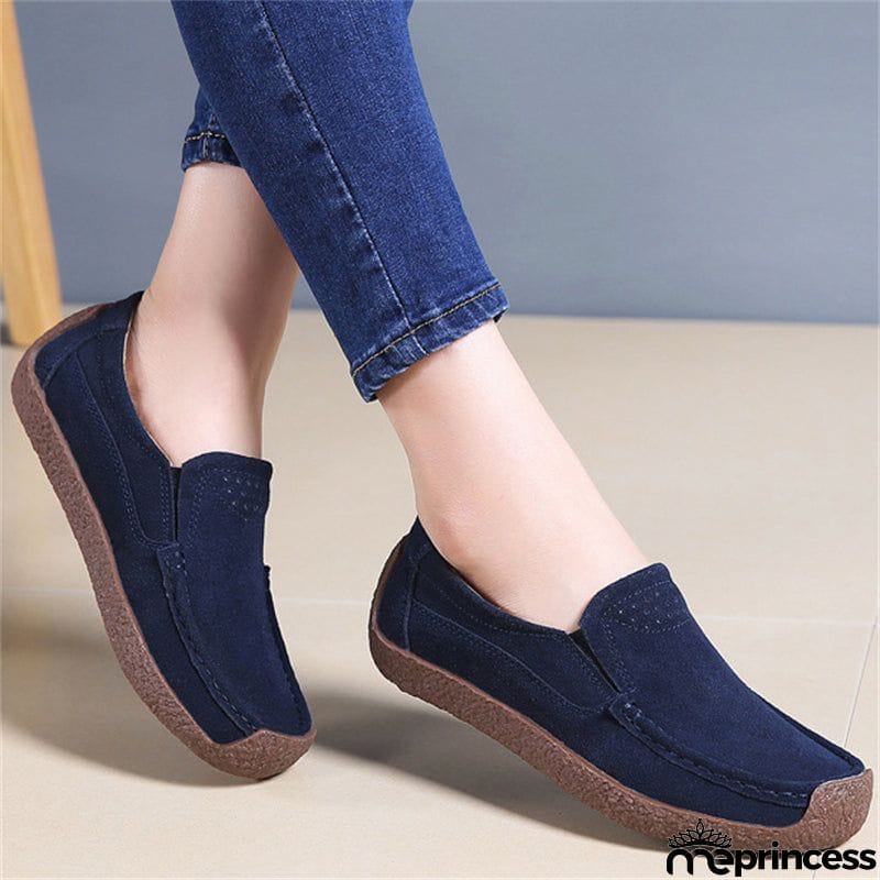 Vintage All Match Office Wear Flat Heels Loafers