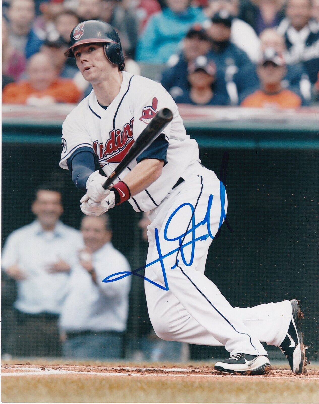 JASON DONALD CLEVELAND INDIANS ACTION SIGNED 8x10