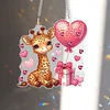 >SALE<5D DIY Diamond Painting Dots Pendant Cute for Garden Window Decor (Giraffe)