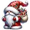 Christmas Gnome-11CT Stamped Cross Stitch 40*40cm/15.75*15.75in