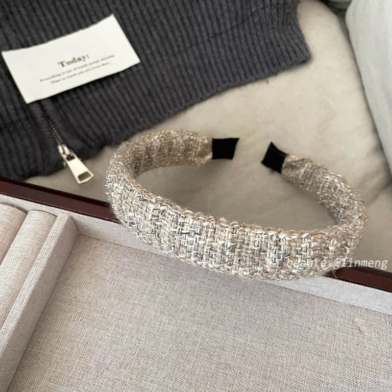 Elegant Retro Solid Color Cloth Hair Band