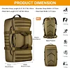 60L Taktisch Rucksack Milit&auml;risch Wanderrucksack MOLLE Trekkingrucksack Wasserdicht Bundeswehr Bergsteigertasche XXL Military Armee Backpack Gro&szlig; Kapazit&auml;t f&uuml;r Wandern Trekking Camping Outdoor