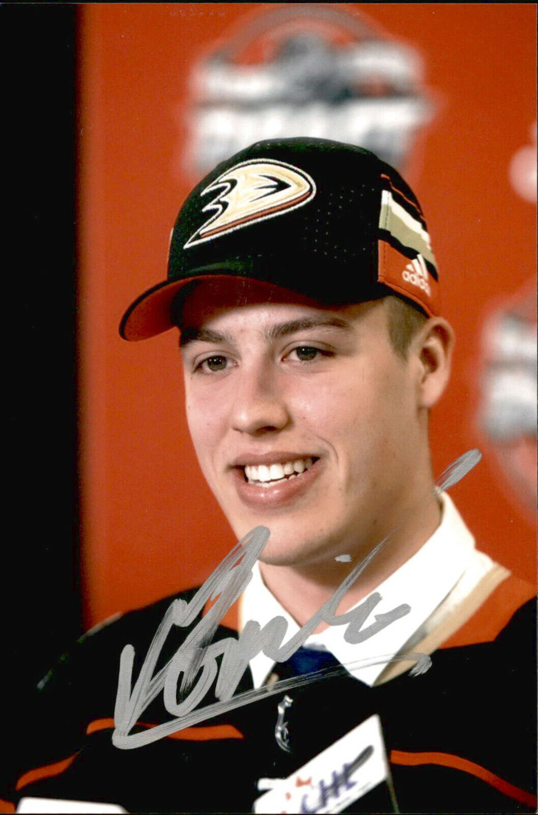 Maxime Comtois SIGNED 4x6 Photo Poster painting ANAHEIM DUCKS #2