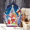 >SALE<Wooden Santa Claus Diamond Painting Desktop Ornaments for Bedroom Table Decor