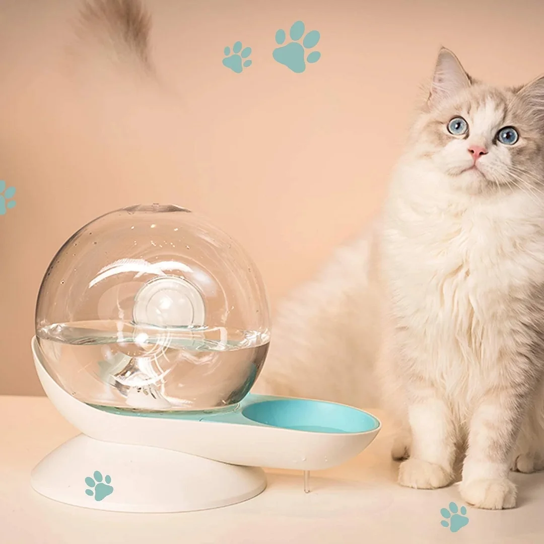 Bubble Cat Water Fountain Filter Automatic Dispenser - vzzhome