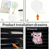 4pc Diamond Painting Owl Car Air Vent Clip Air Freshener for Adult