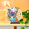 (US Local)Special Shape Flowers Butterfly Diamond Painting Spinning Calendar for Beginners