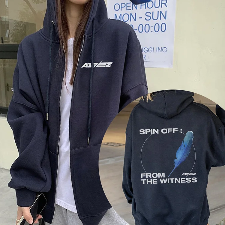 ATEEZ Spin Off: From The Witness Zip-Up Hoodie