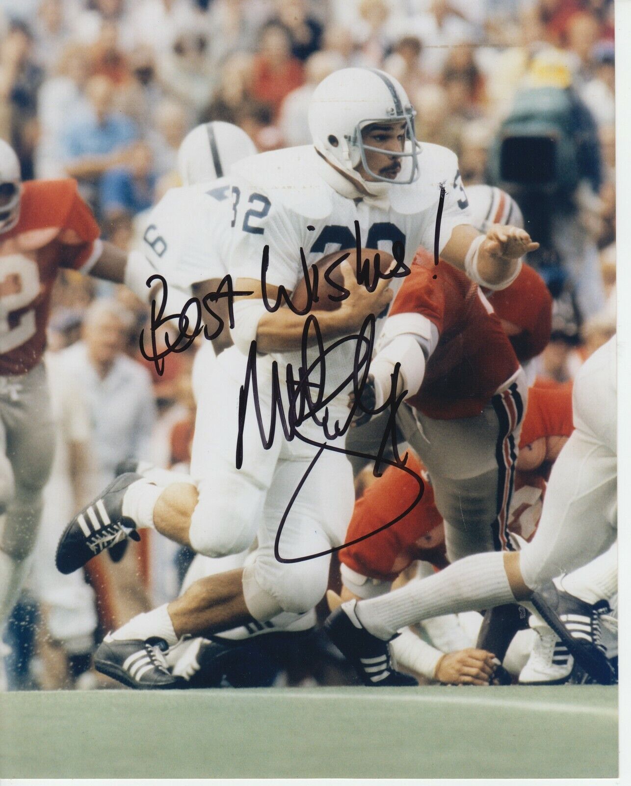 Matt Suhey #1 8x10 Signed Photo Poster painting w/ COA Penn State Lions -