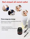 Metal Keyless Drill Chuck Adapter 1.5-13mm Quick Change Converter Fixture Tools