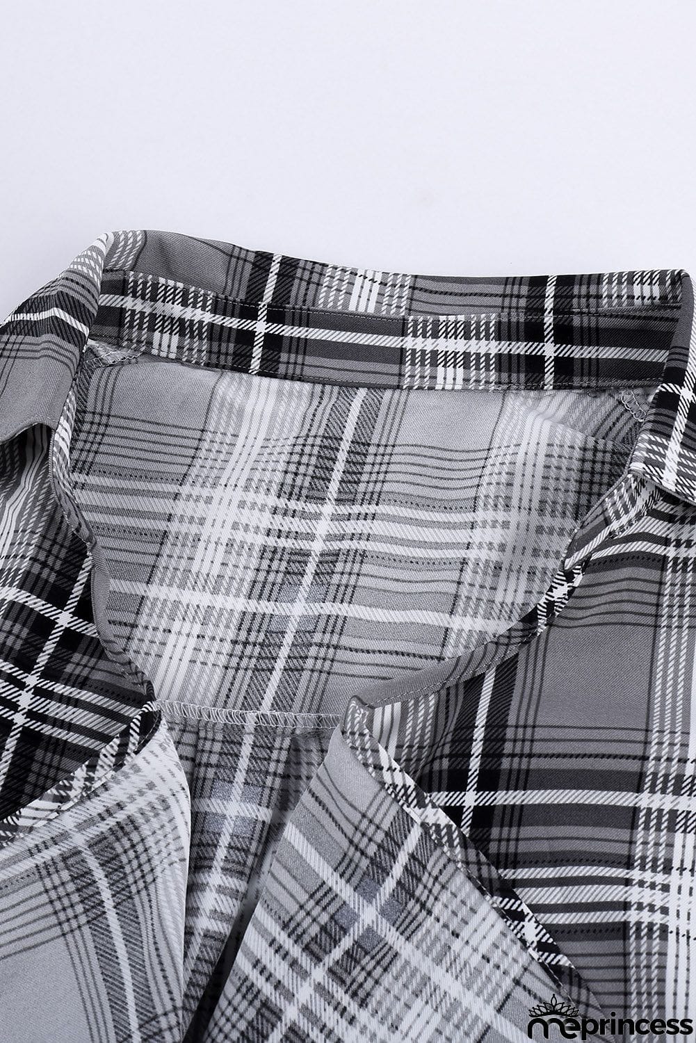 Plaid Drape Cardigan