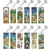 12 pi&egrave;ces DIY kits de marque-pages en forme sp&eacute;ciale de diamant avec pompons, kits d&rsquo;art en diamant, signets, kits de marque-pages en strass pour adultes lisant des cadeaux, amoureux des livres