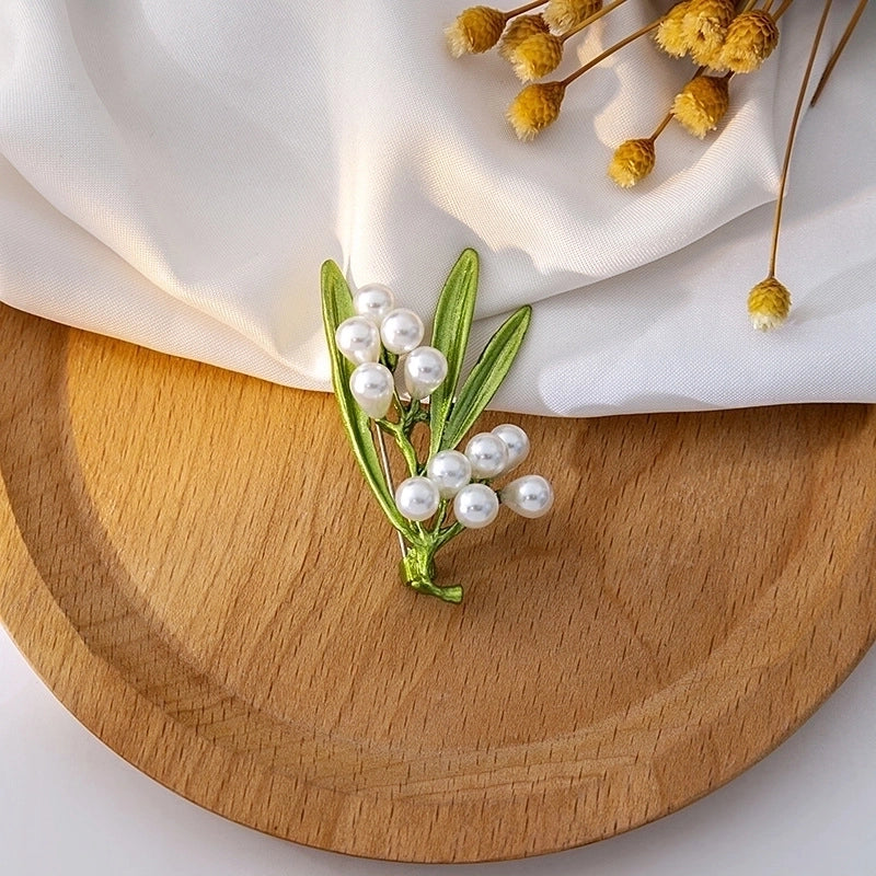 Vintage Style Pastoral Pin Leaf Alloy Plating Women’s Brooches