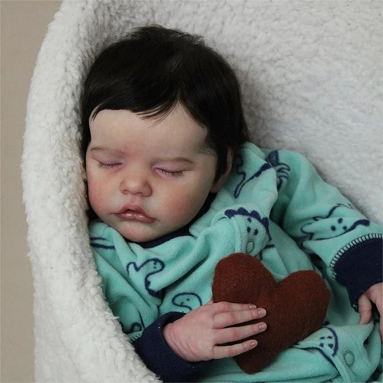 100% Soft Flexible Silicone Reborn Baby Boy Alessio,Washable and Can Open Them Mouth Reborn Boy By Rebornartdoll® Rebornartdoll® RSAW-Rebornartdoll®
