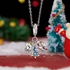  925 Sterling Silver Xmas Pendant Charm Bead