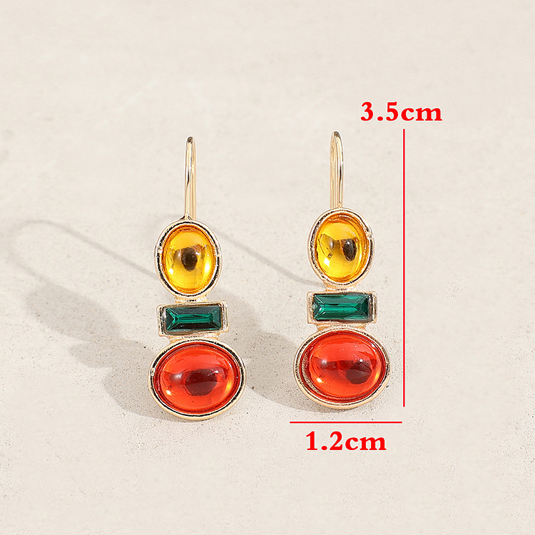 Gold Edge Earrings 