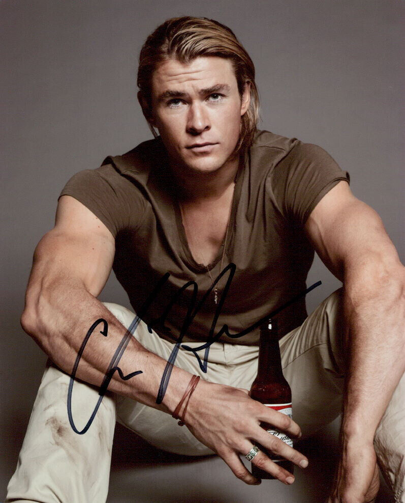 Chris Hemsworth signed authentic 8x10 Photo Poster painting COA