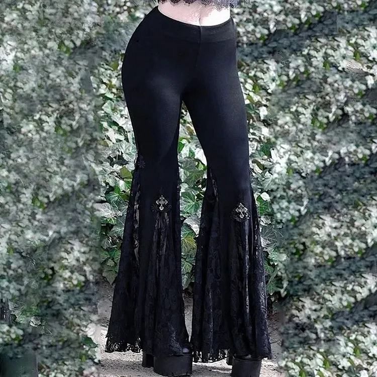 Gothic Lace Cargo Pants