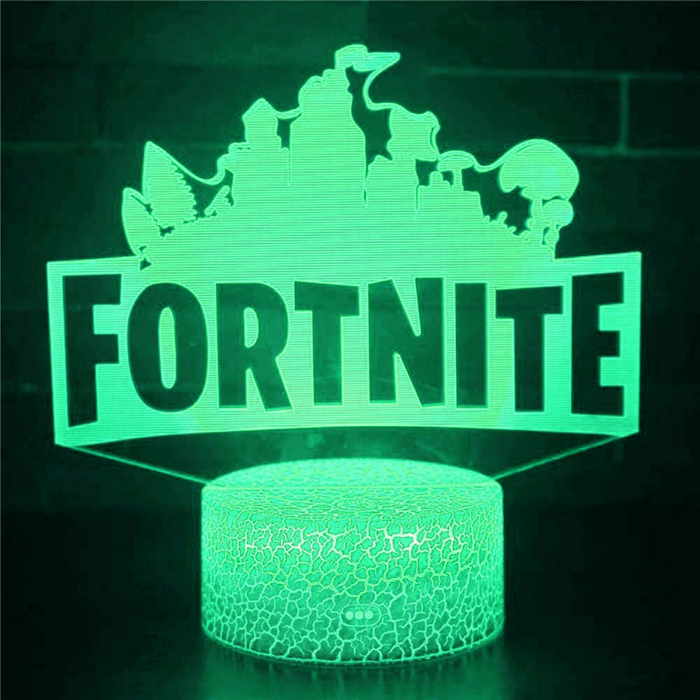 

LED Acrylic Game Symbol Colorful Touch Control 3D Night Light, 501 Original