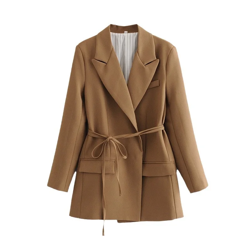 Nigikala Nigikala Women's Clothing 2025 Autumn New Casual Suit Jacket Top A8PS592