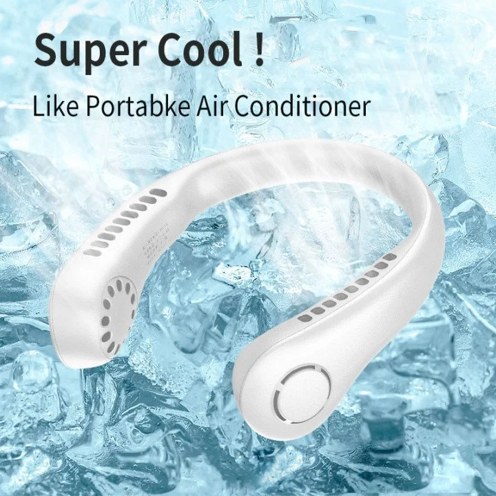 2022 New Portable Cooler Neck Fan