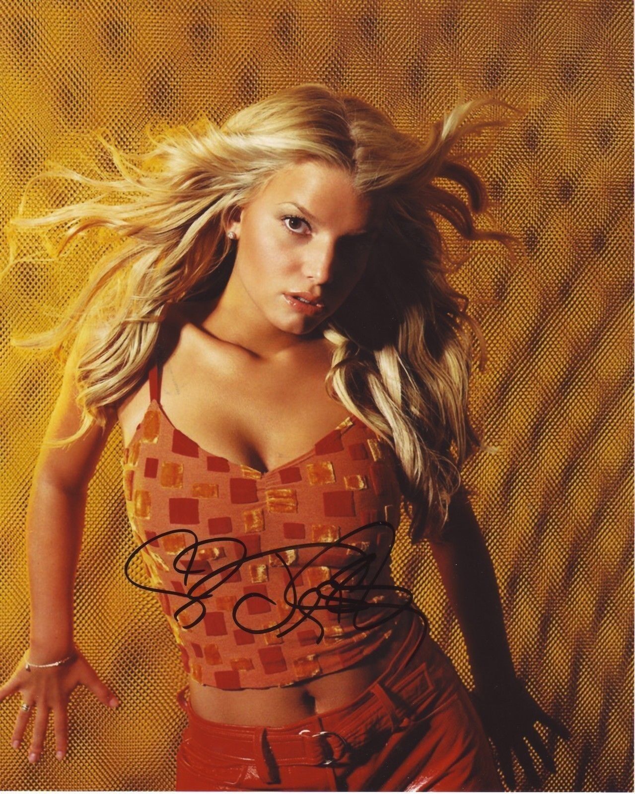 JESSICA SIMPSON AUTOGRAPH SIGNED PP Photo Poster painting POSTER