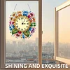 DIY Sunflower Diamond Painting Ornament with Clock Function for Decor