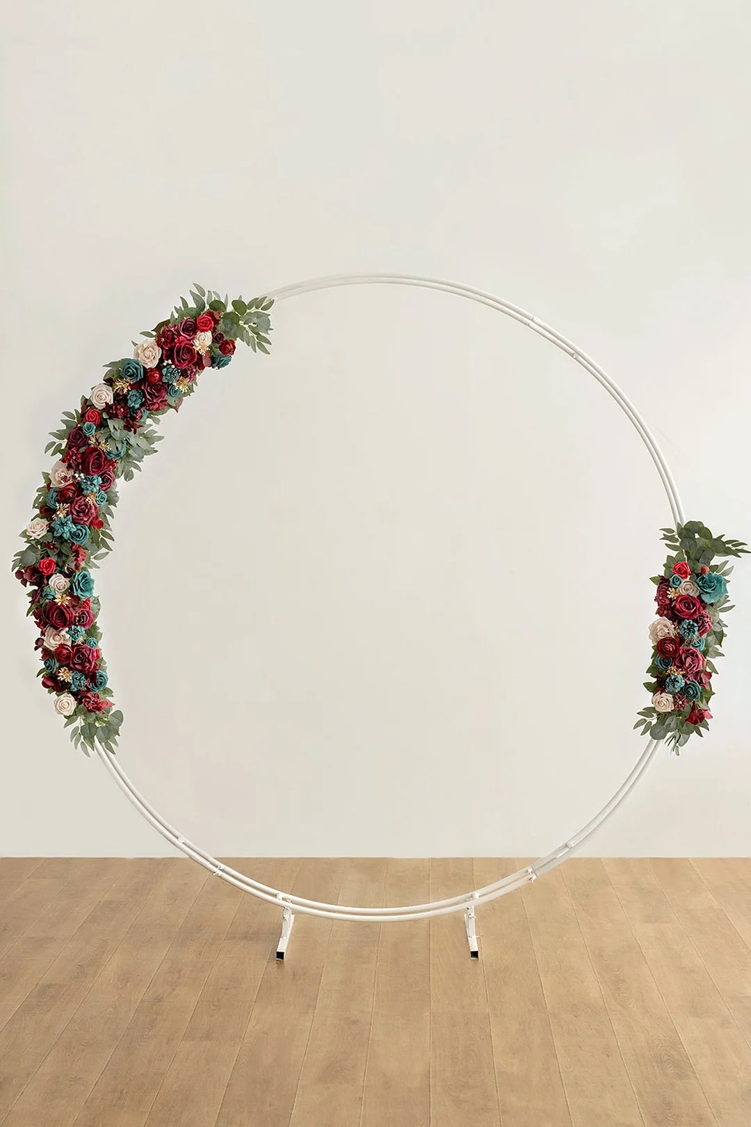 Flower Arrangements for Arch Decor in Dark Teal