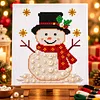 Christmas Pearl Cross Stitch Kit &ndash; 11CT Stamped Full Stitch DIY Embroidery tapestrymarket