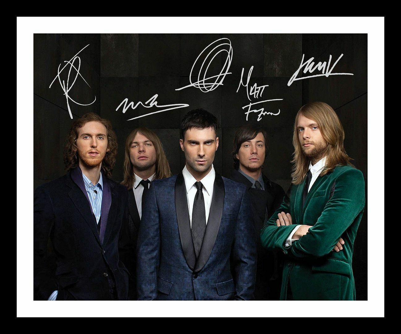 Maroon 5 Autograph Signed & Framed Photo Poster painting