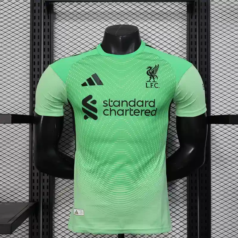 25/26 Player Liverpool Green Goalkeeper Soccer Jersey