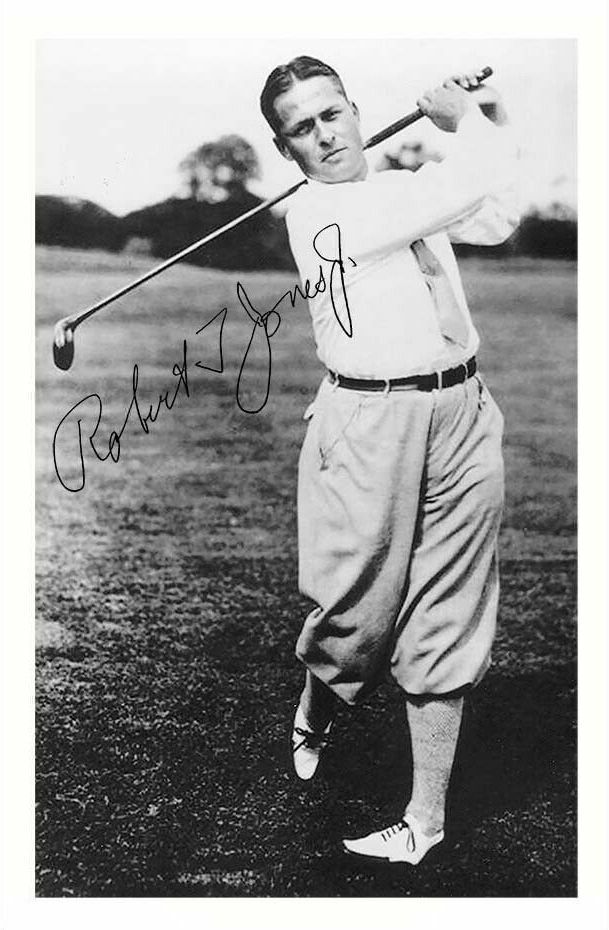 BOBBY JONES GOLF AUTOGRAPH SIGNED Photo Poster painting POSTER PRINT