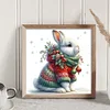 Winter Rabbit-18CT Stamped Cross Stitch 30*30cm/11.81*11.81in
