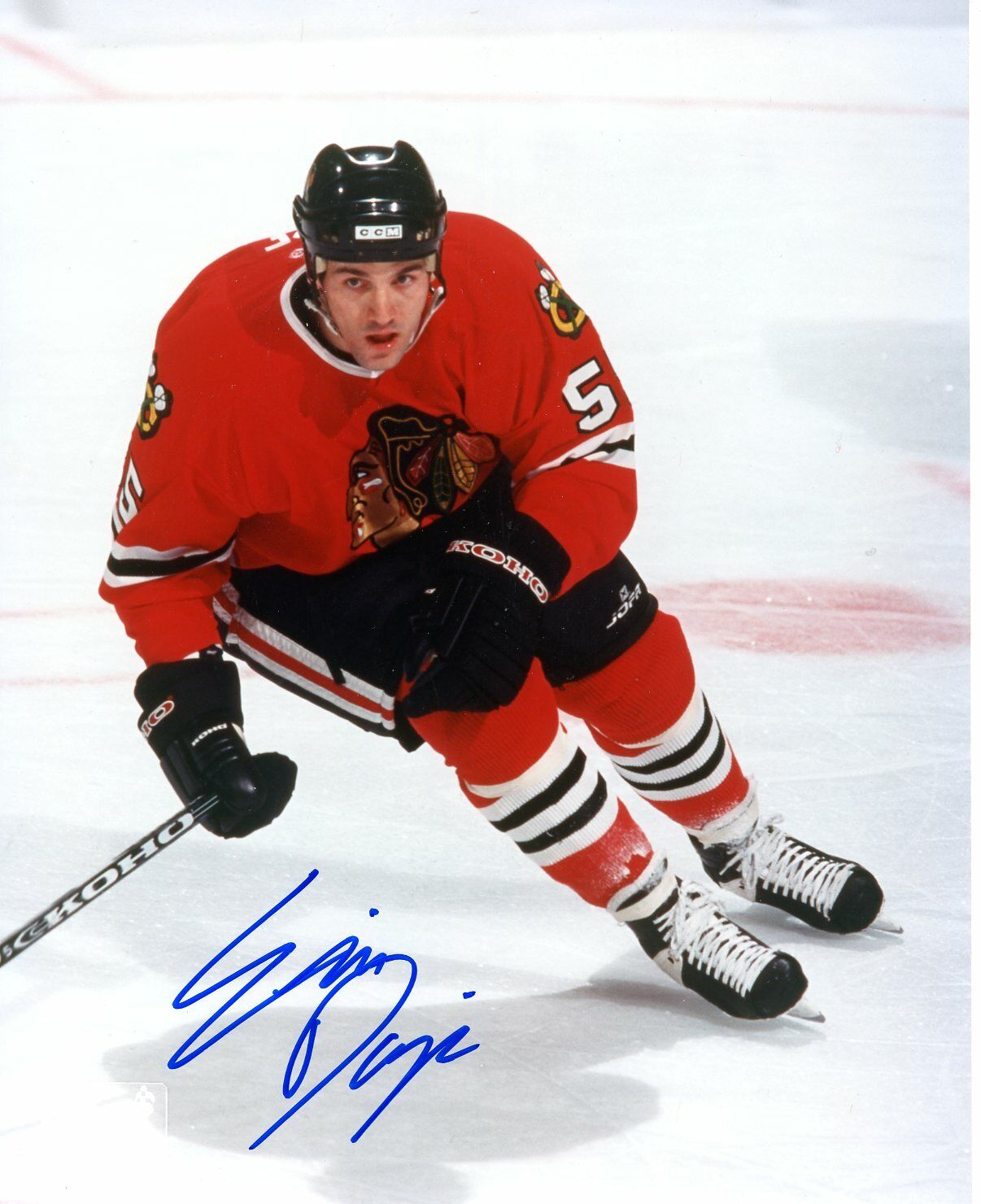 Eric Daze Autographed 8x10 Chicago Blackhawks # S280