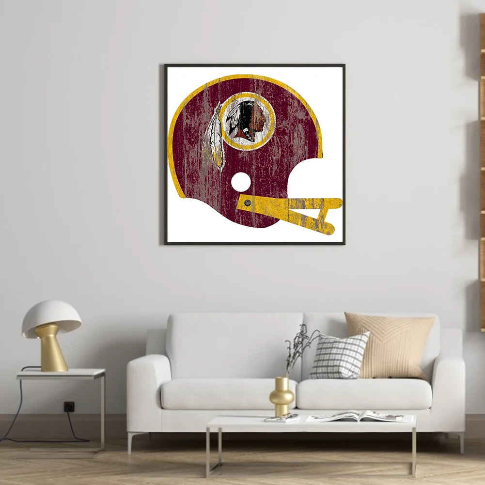 Diamond Painting - Full Round Drill - Washington Commanders(30*30cm)