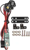 RC Car LED Lights Headlight Spotlight for 1/10 RC Crawler Car Axial SCX10 D90 Traxxas TRX4 TRX6 CC01 Redcat Gen8 Parts (2 Lights B with Switch)