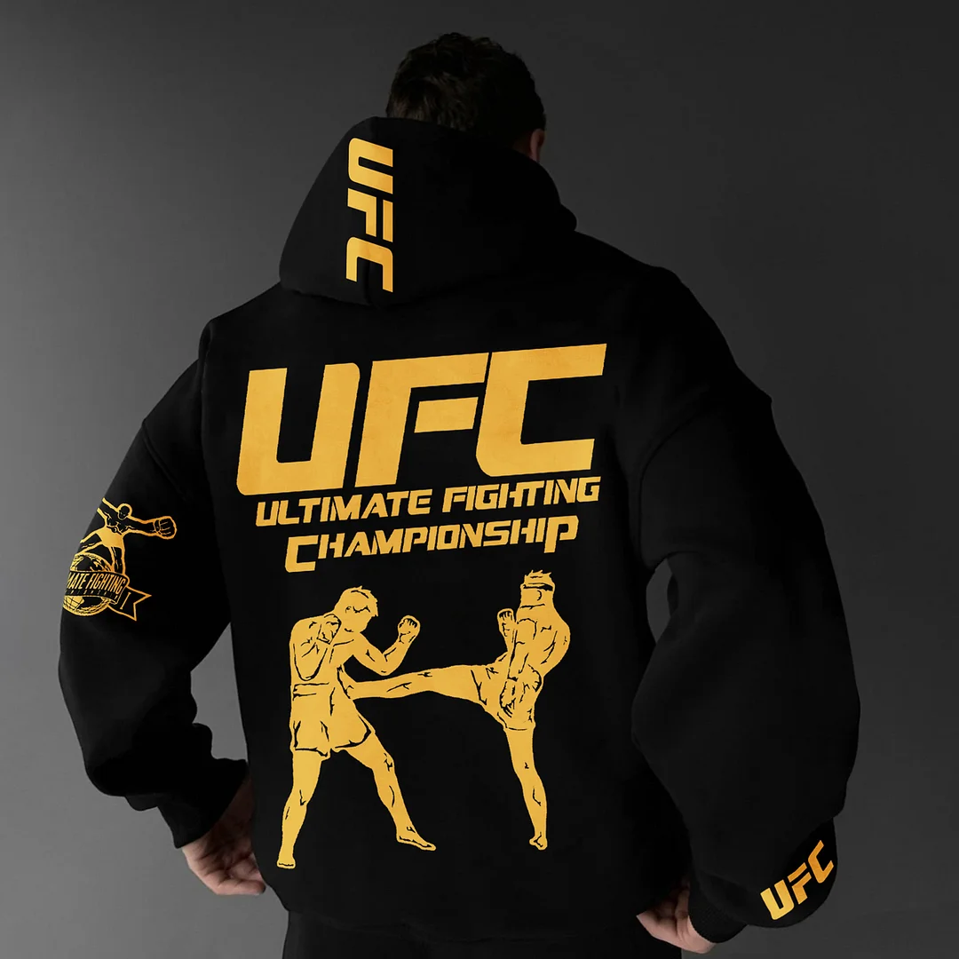Oversize Ultimate Fighting Hoodie-barclient