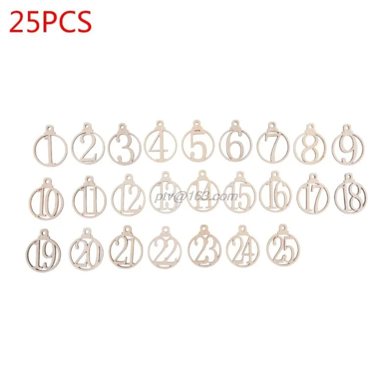 25pcs Cut Wood Feather Embellishment Wooden Shape Craft Wedding Decor