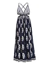 Backless Empire Condole Belt Maxi Dress