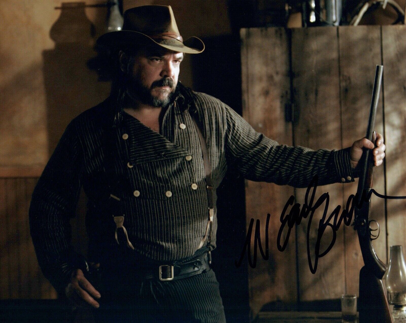 W Earl Brown Signed Autographed 8x10 Photo Poster painting Deadwood Preacher Actor COA