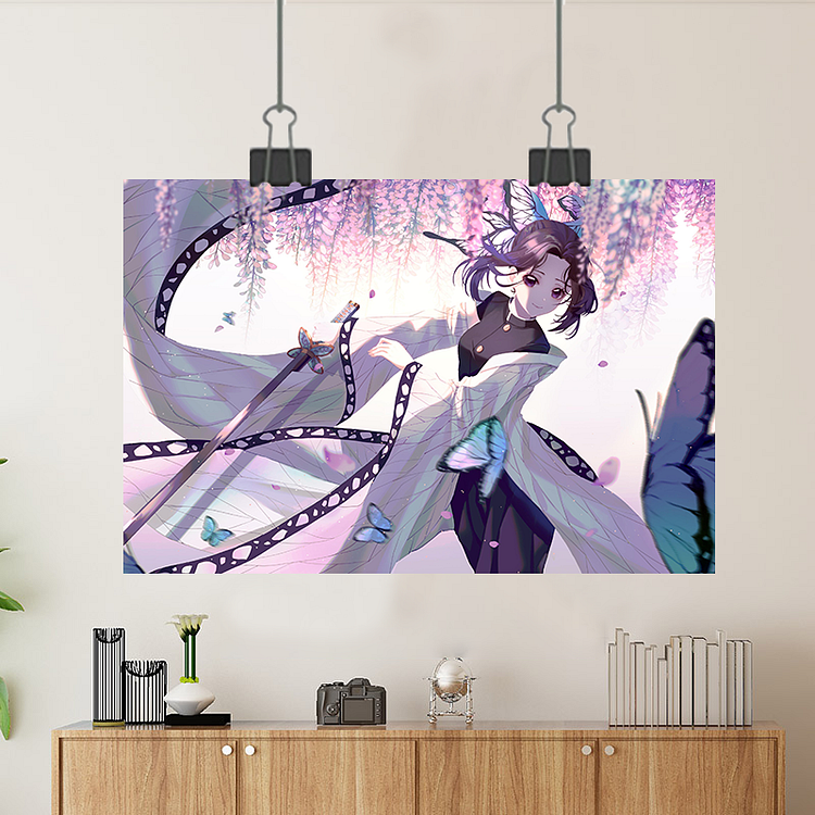 Demon Slayer-Insect Pillar:Shinobu Kocho/Custom Poster/Canvas/Scroll Painting/Magnetic Painting