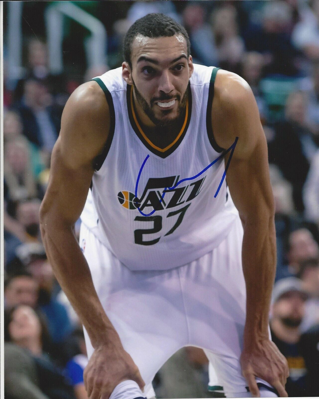 Rudy Gobert Autographed 8x10 Utah JazzB129